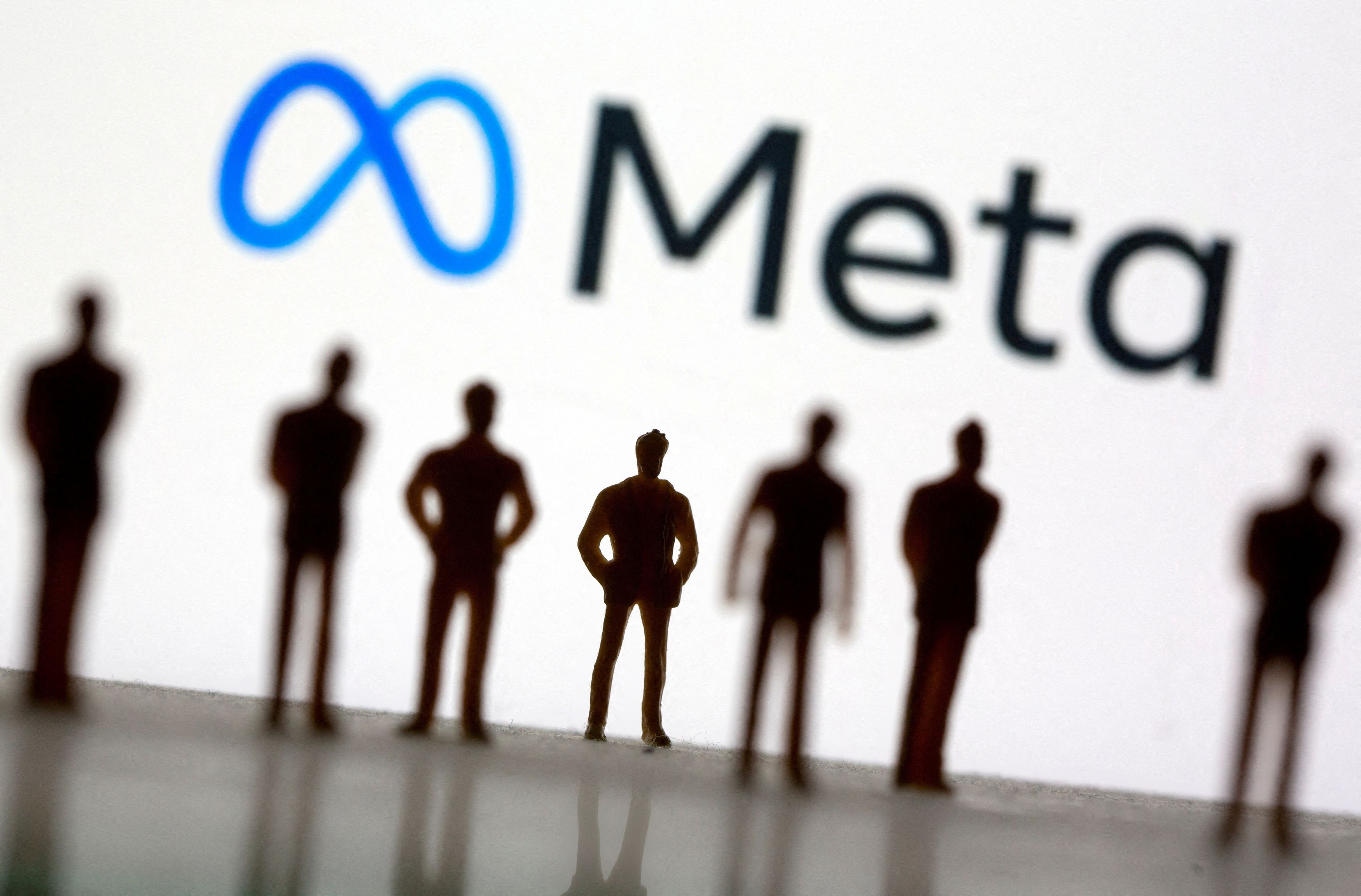 Meta logo illustration