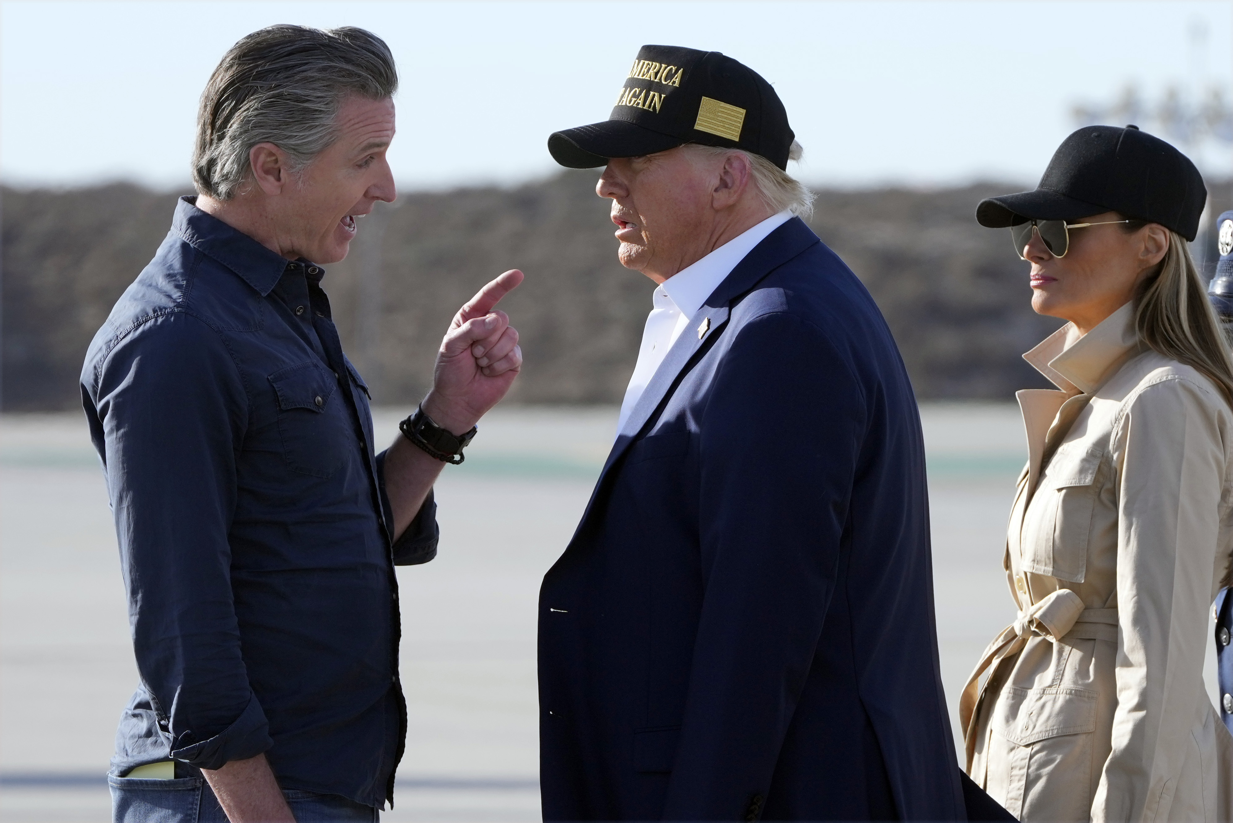 Trump and Newsom