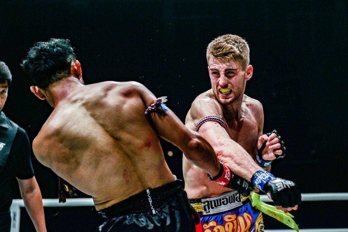 Jonathan Haggerty in action.