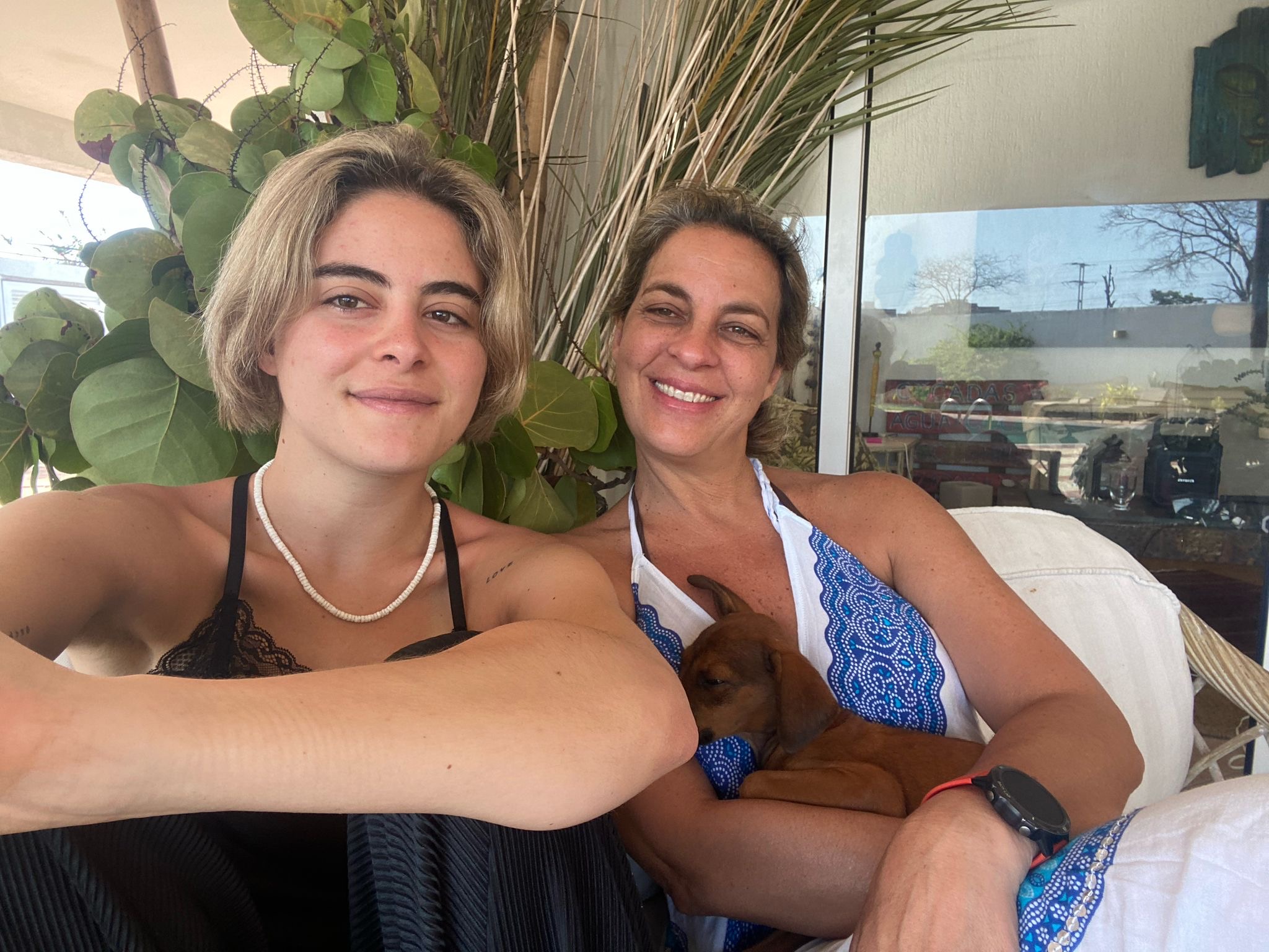 Magalli Meda and her daughter Eugenia Olavarria pose for a photo [Courtesy of Eugenia Olavarria]