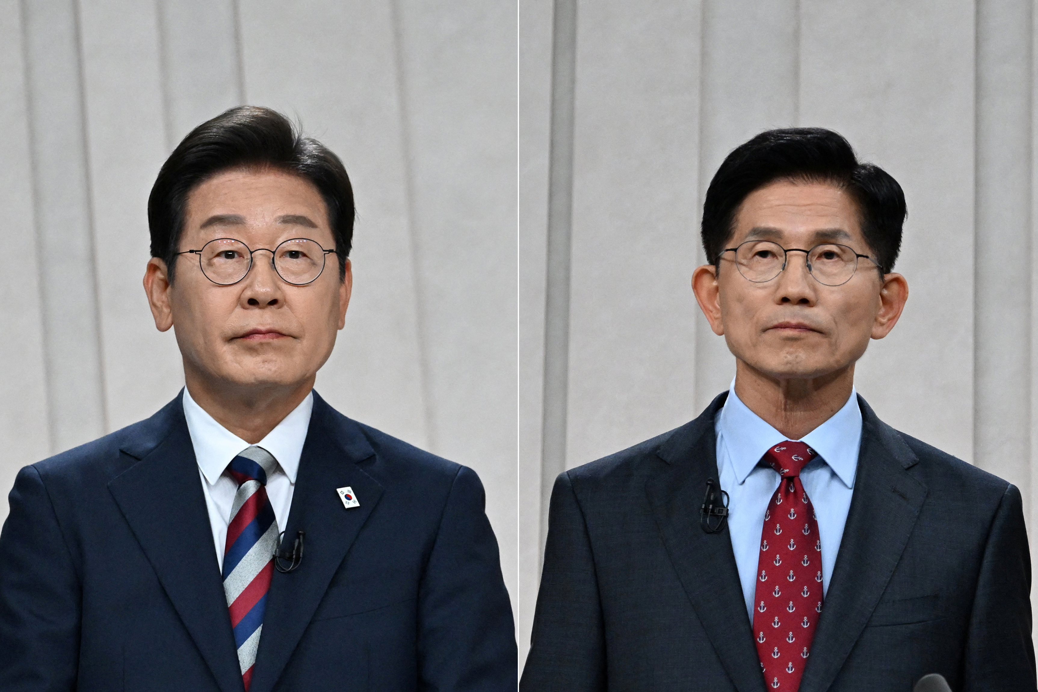 South Korea's presidential candidate, Lee Jae-myung and Kim Moon Soo