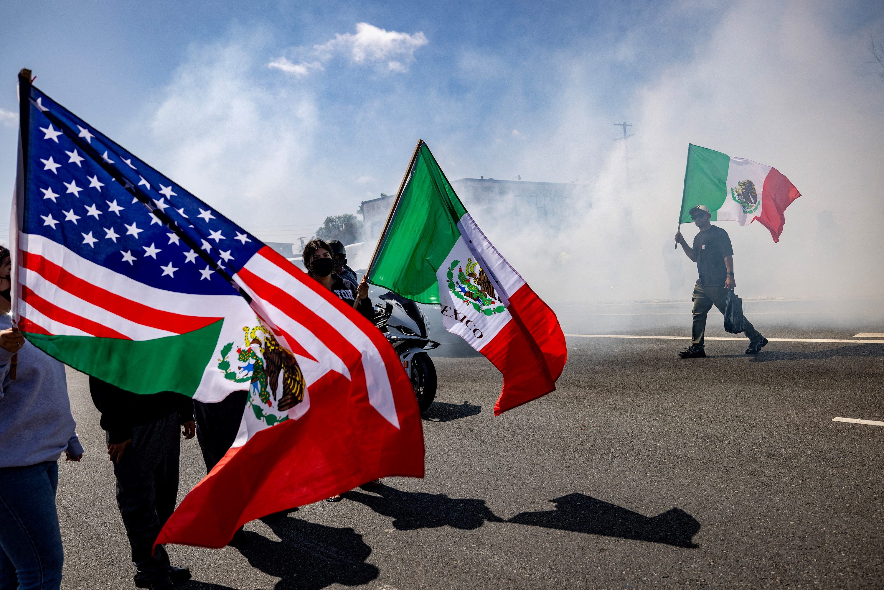 USA ICE RAID PROTEST
