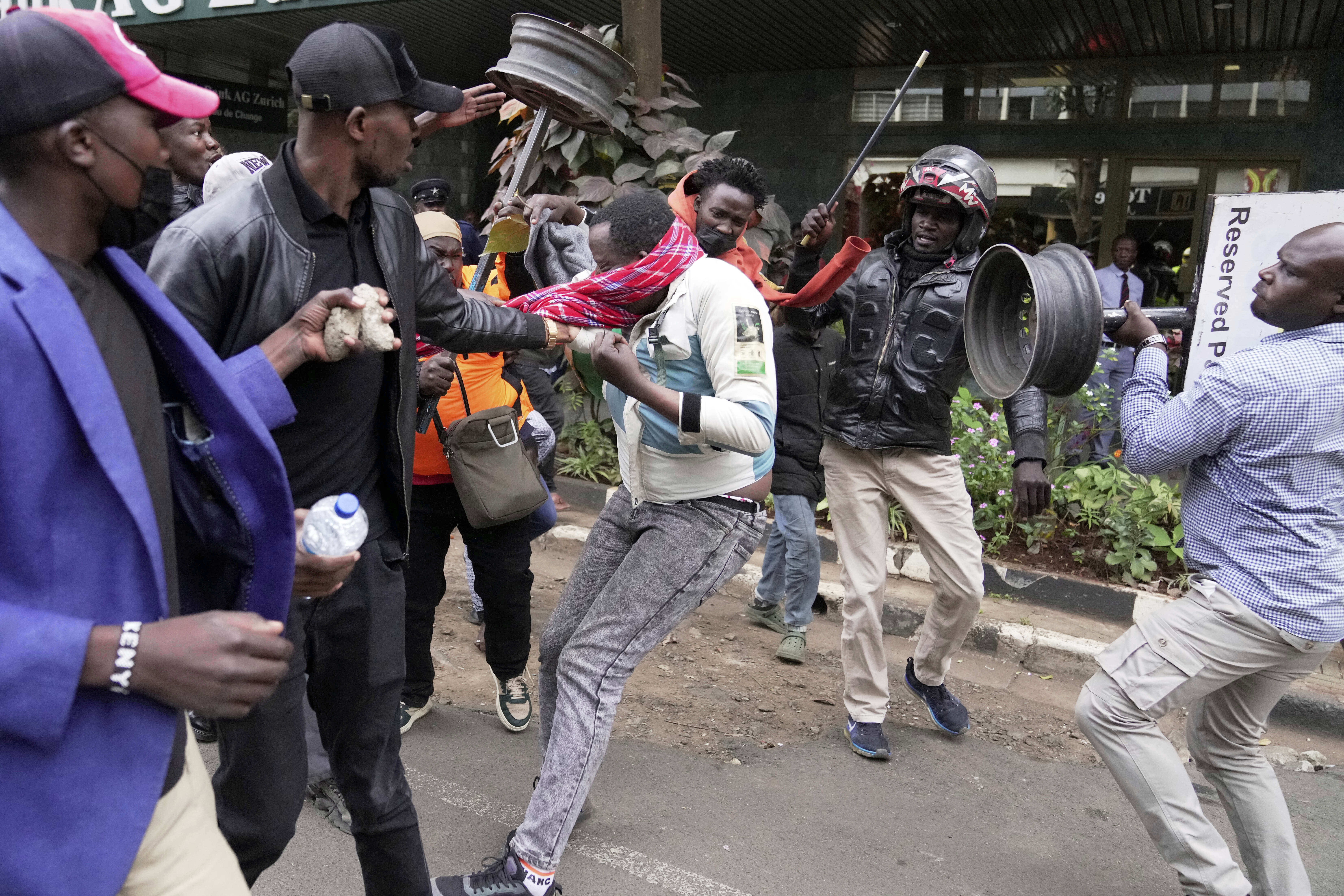 Anger over Kenya police shooting as protesters clash with police