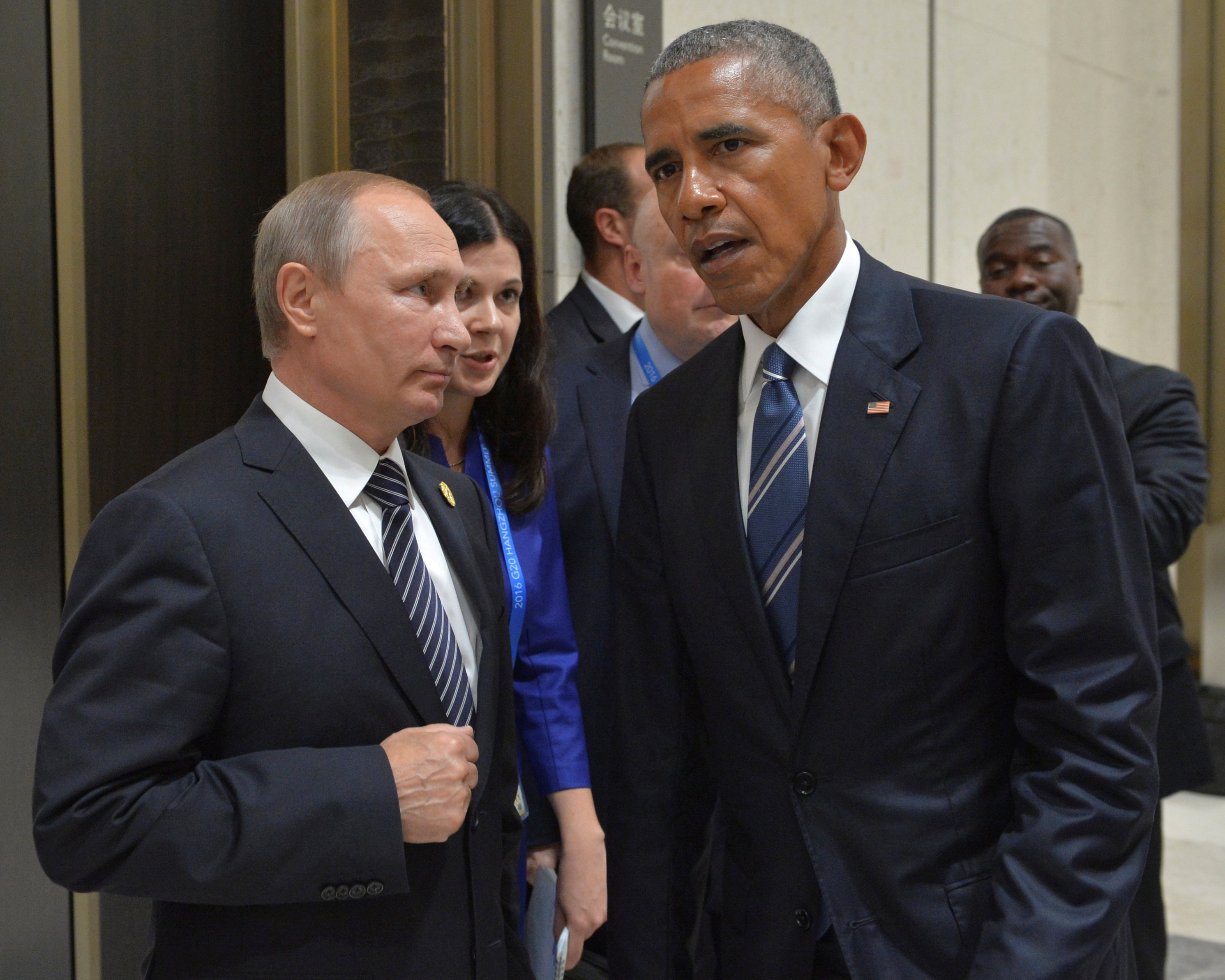 Vladimir Putin's meetings with US presidents over the years