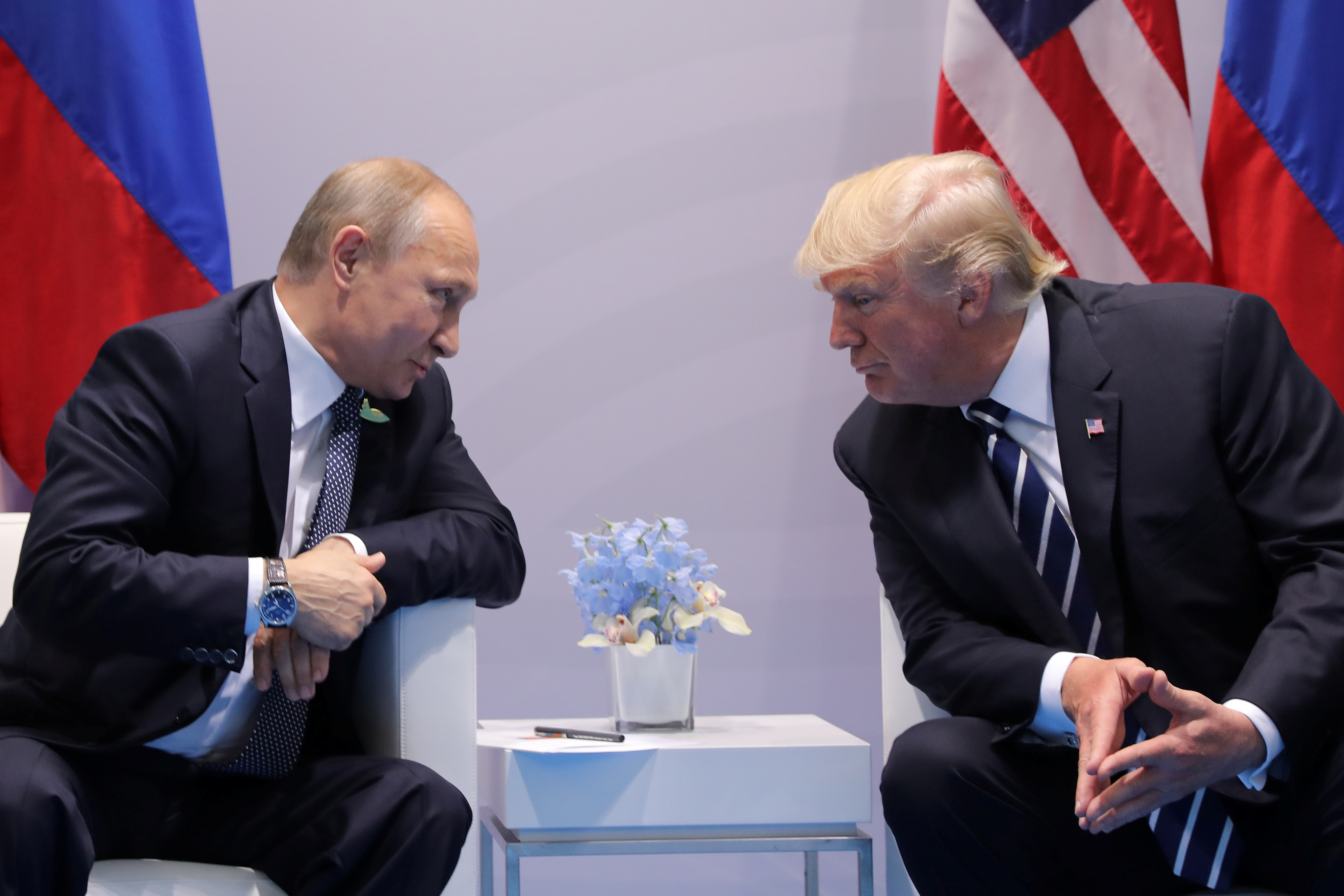 Vladimir Putin's meetings with US presidents over the years