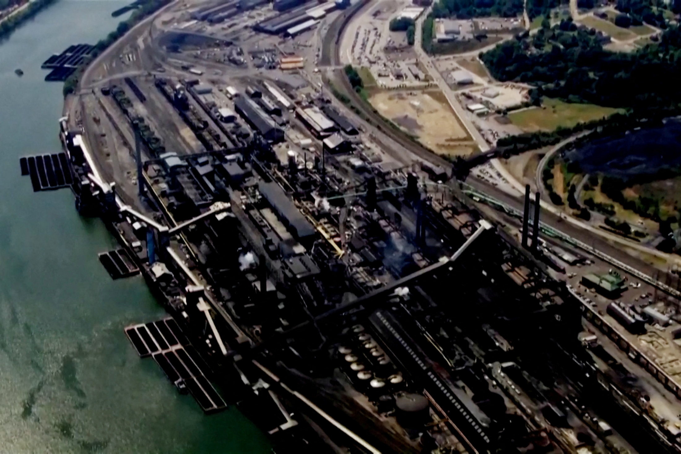  US Steel's Clairton Coke Works plant is seen after blasts