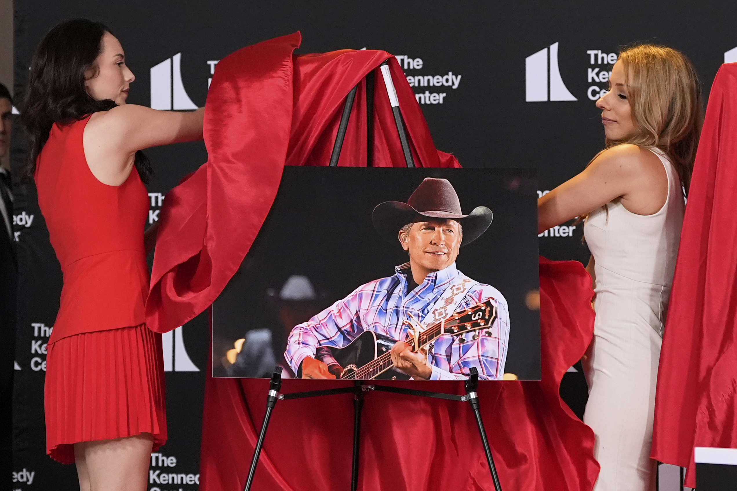 Presenters unveiled the nomination for country music artist George Strait at the Kennedy Center on August 13