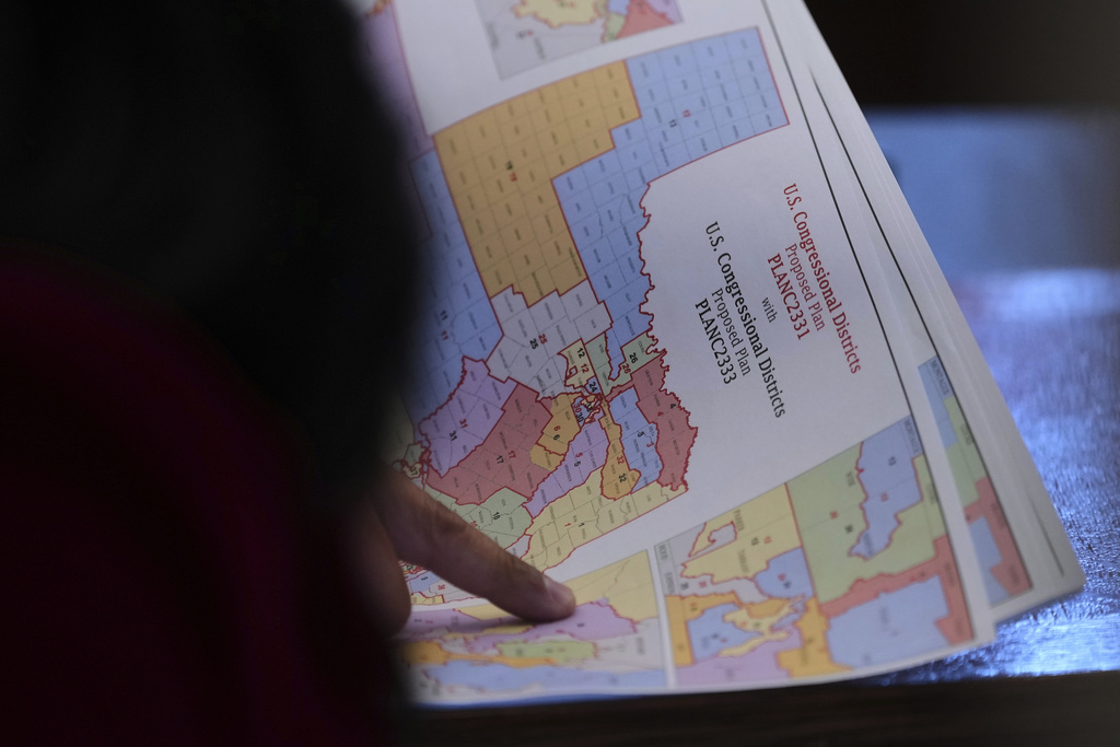 a redistricting map