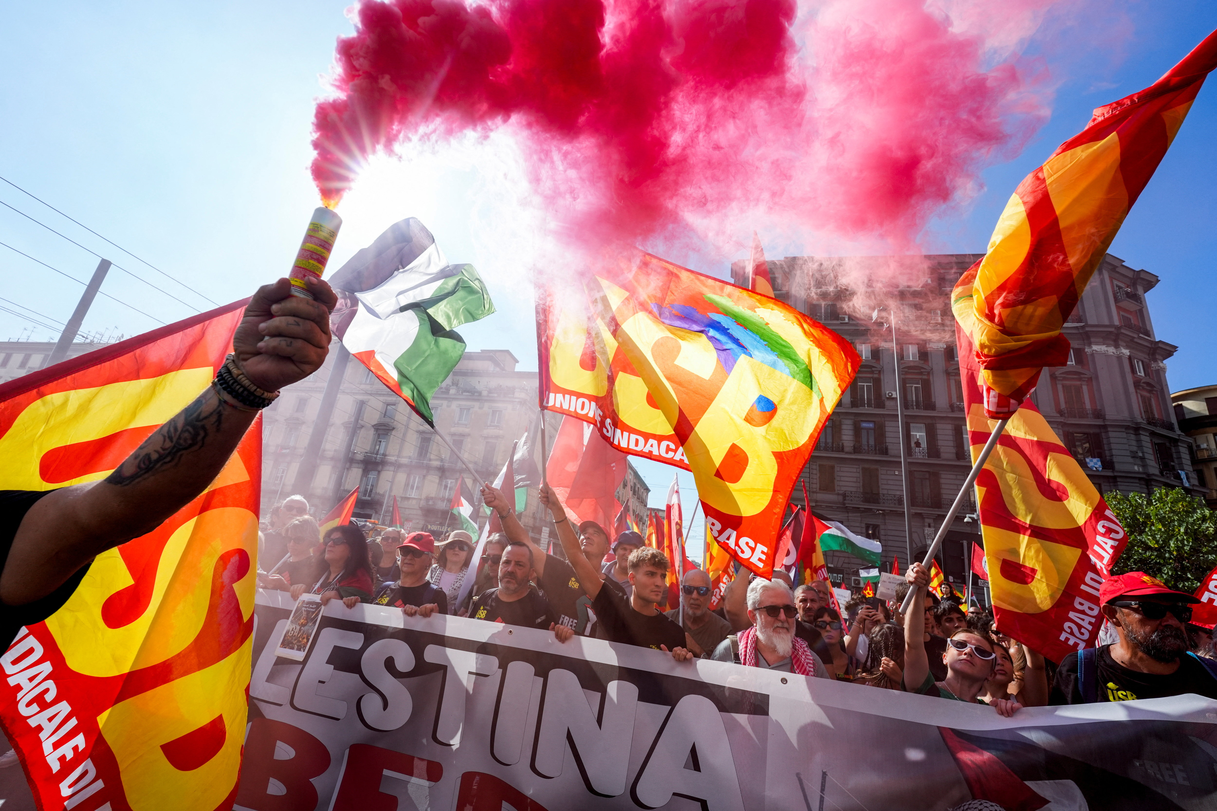 Italy Gaza Strike