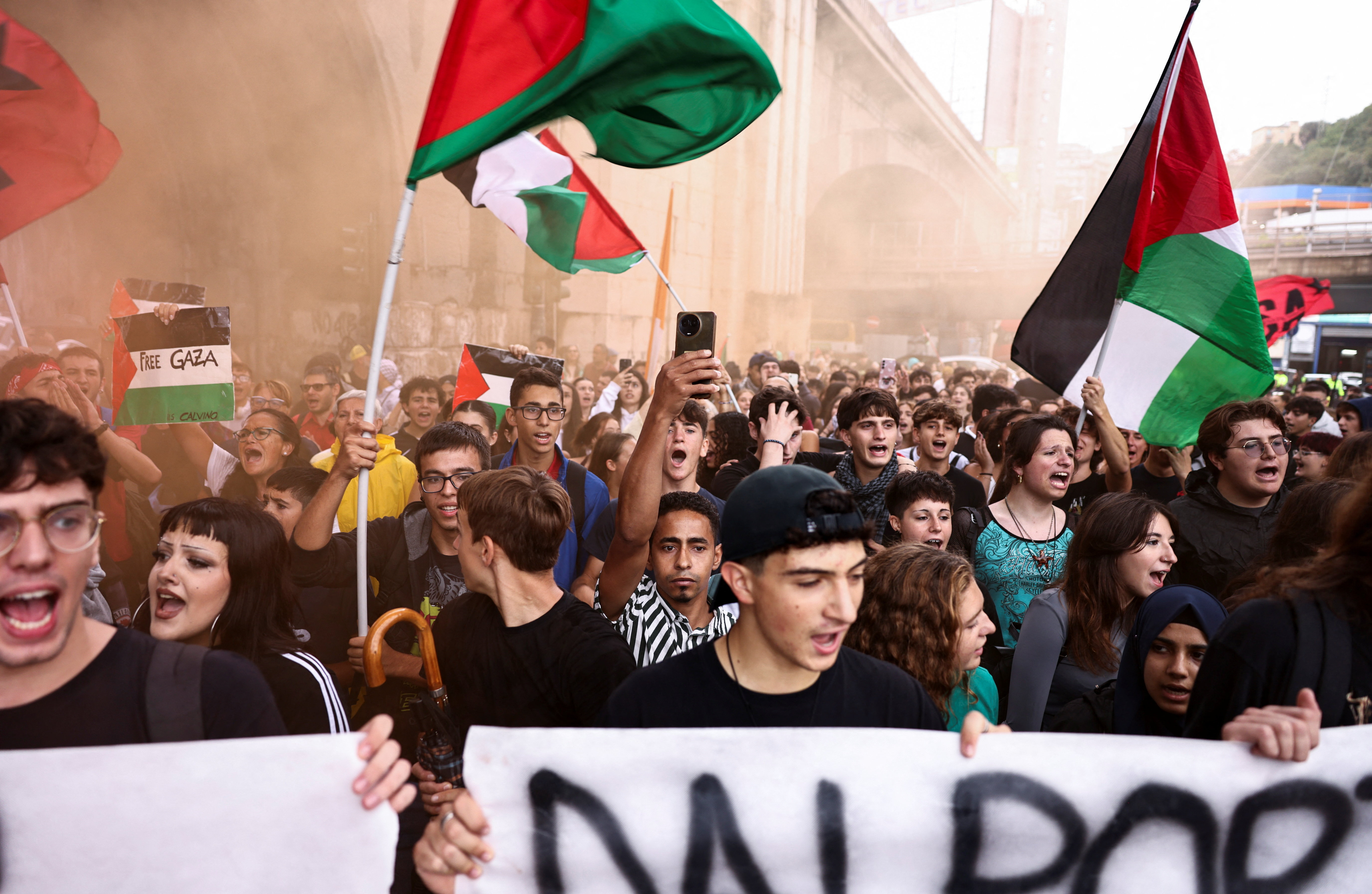 Italy Gaza Strike