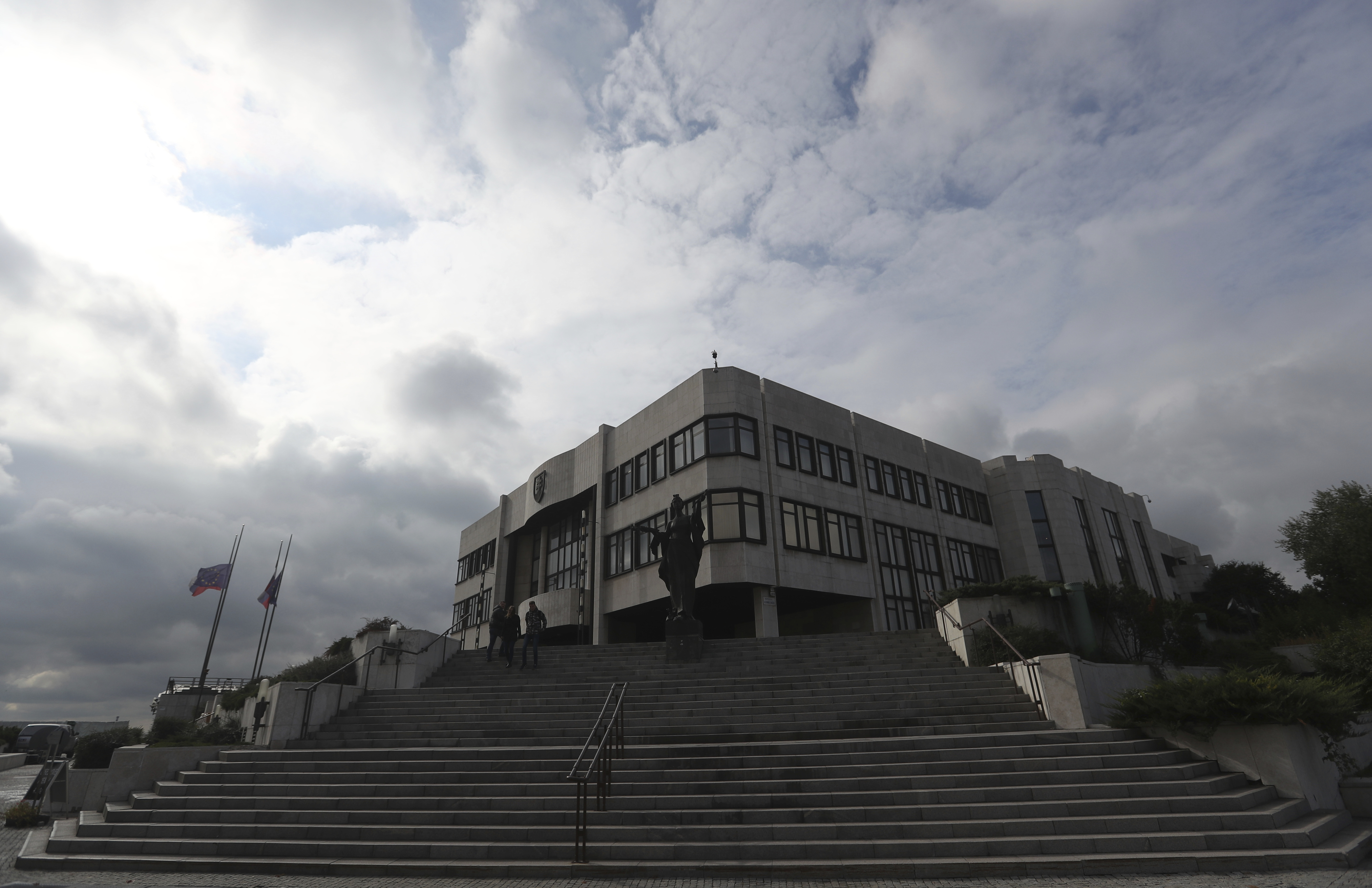 Slovakia's parliament building in the capital Bratislava on February 29, 2020.