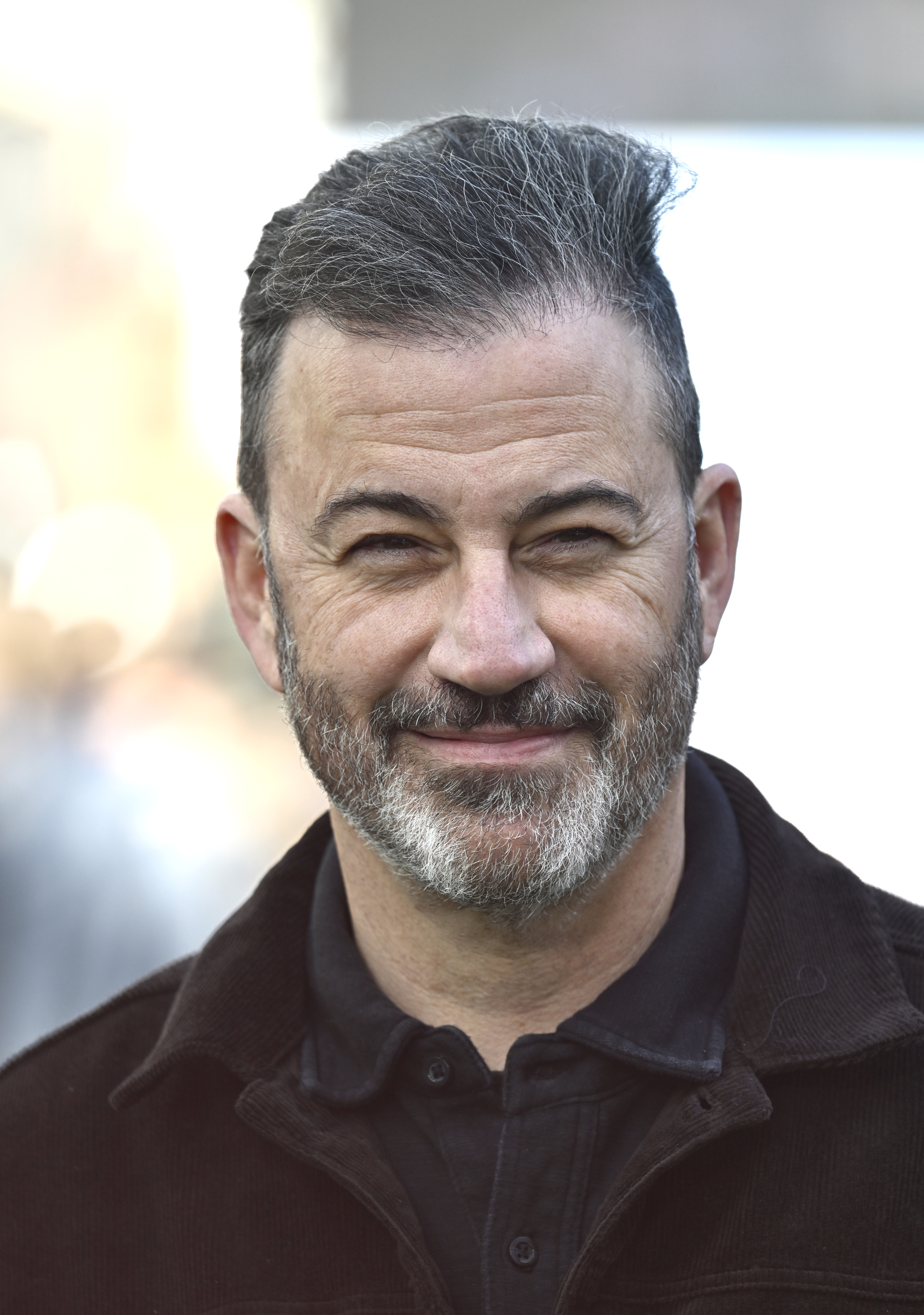 LONDON, ENGLAND - MARCH 30: Jimmy Kimmel attends the world premiere of "A Minecraft Movie" at Cineworld Leicester Square on March 30, 2025 in London, England. (Photo by Gareth Cattermole/Getty Images for Warner Bros. Pictures)
