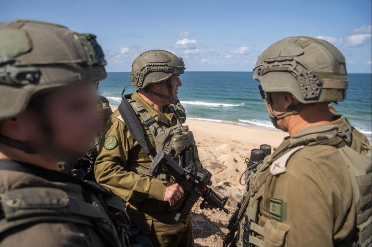 Eyal Zamir in Gaza