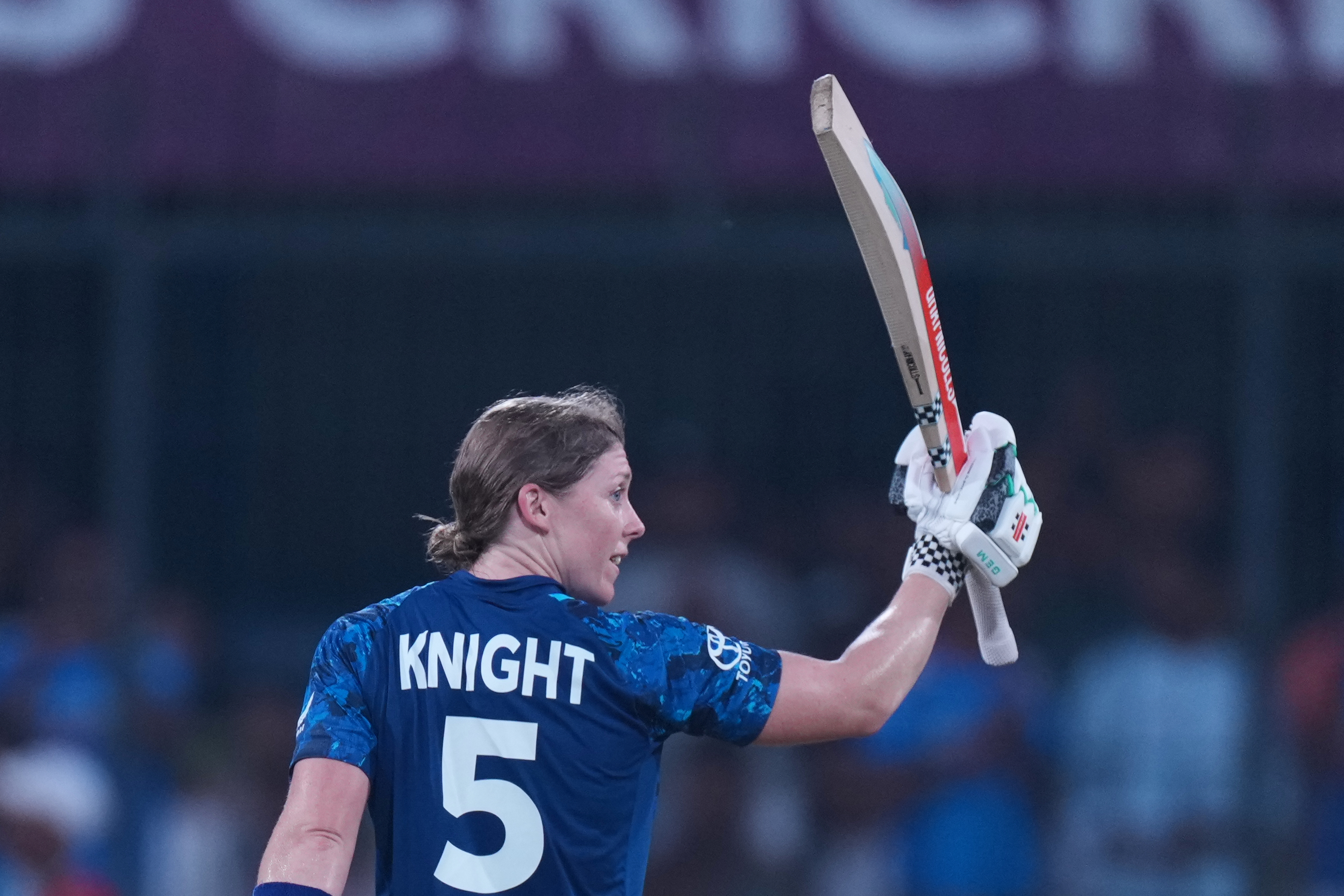 Heather Knight’s blistering 109 runs off just 91 balls set the tone for the England win against India