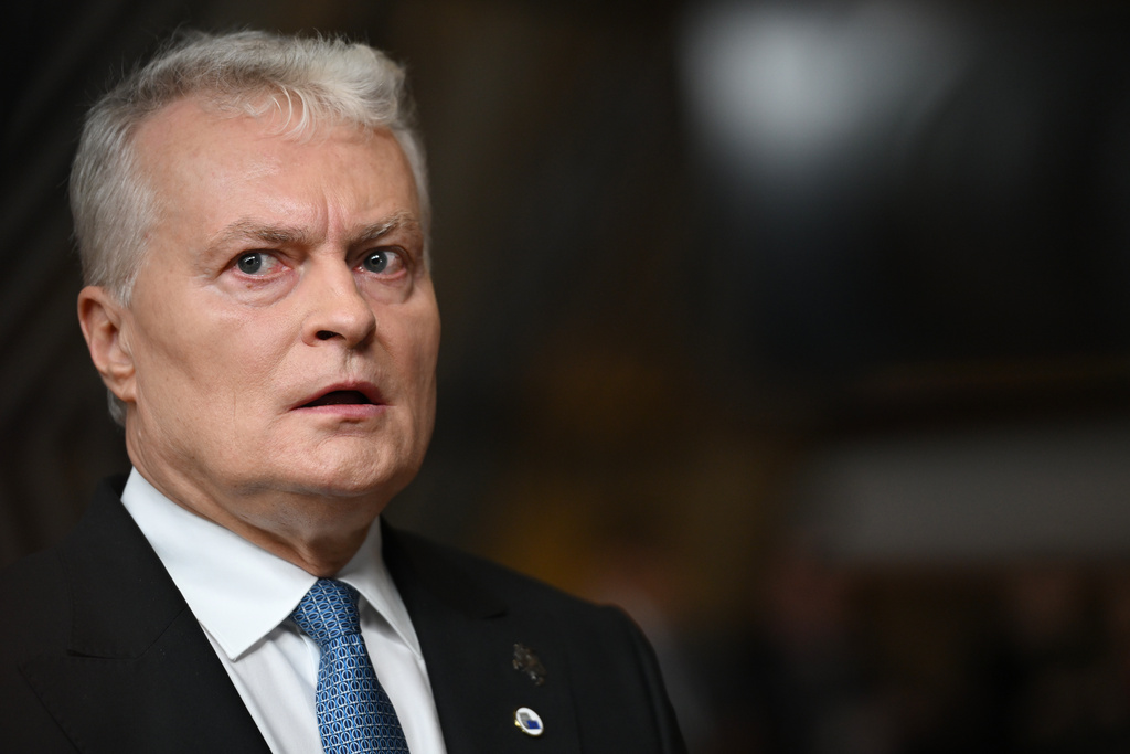 Lithuania's President Gitanas Nauseda