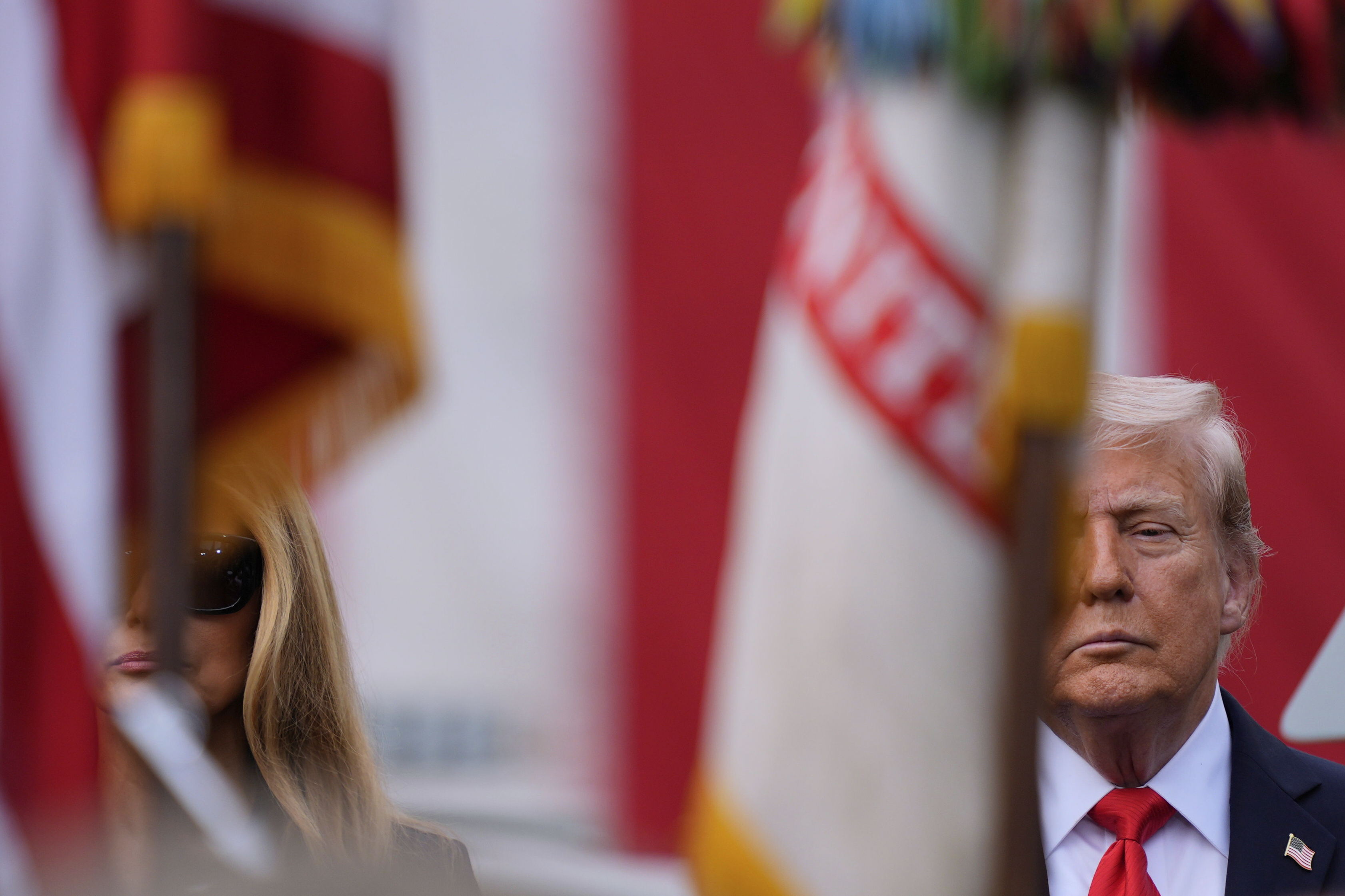 Trump at a 9/11 memorial