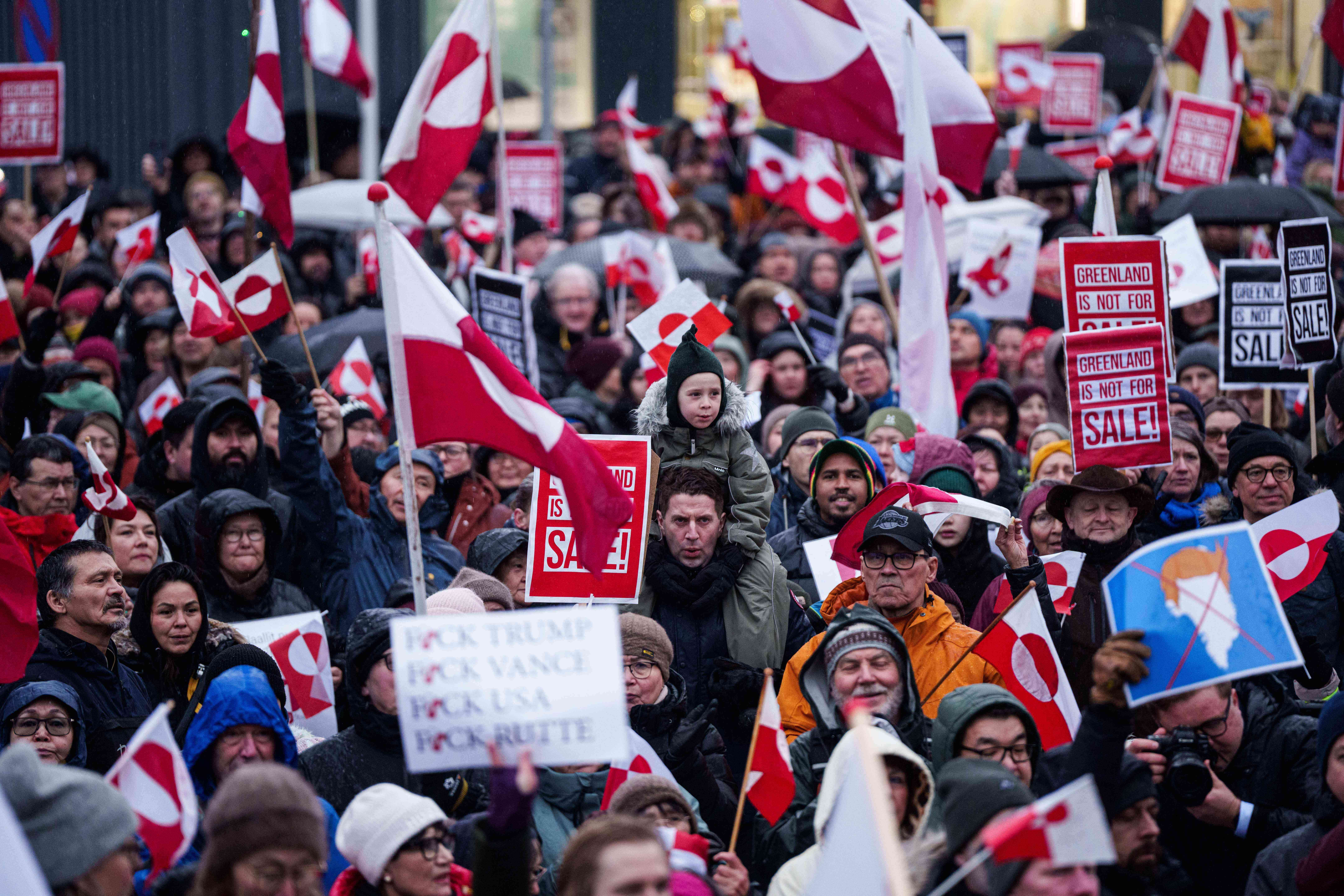 Greenland US Protest