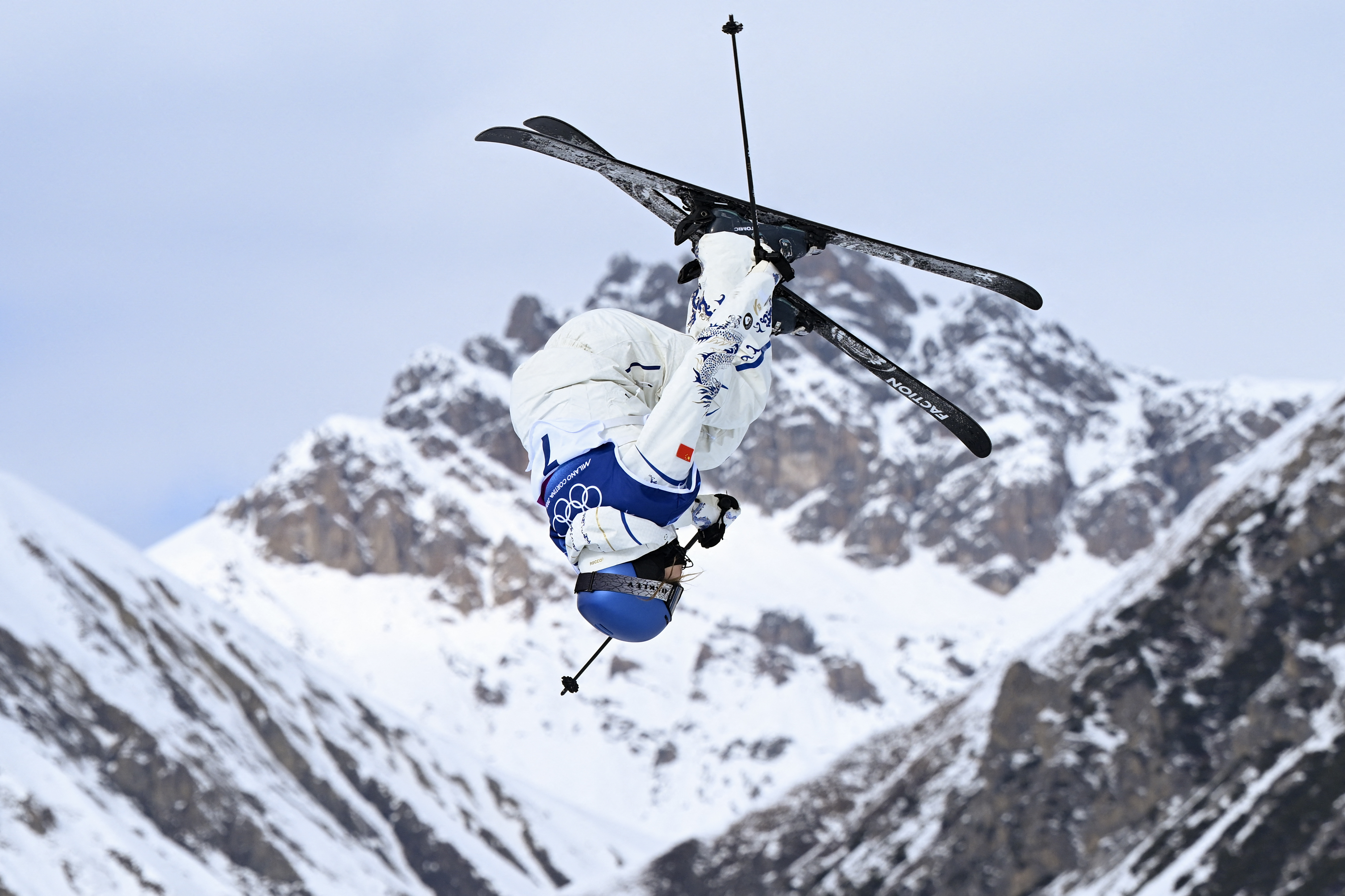 Gu won her second straight Olympic silver medal in the freestyle slopestyle event