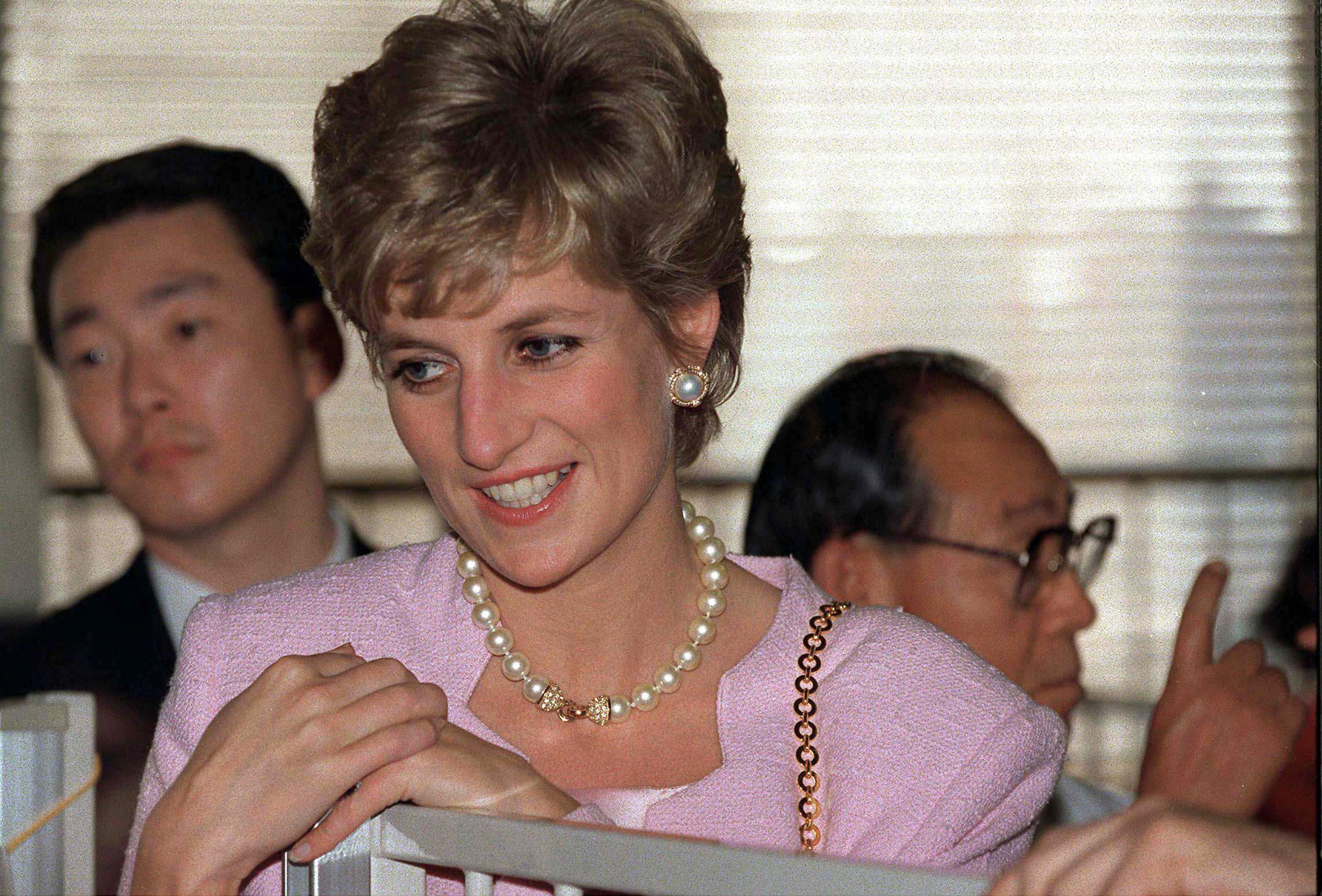 Diana, Princess Of Wales, visits The National Children’s Hospital in Tokyo, Japan, in February 1995, the year she was interviewed on Panorama [Tim Graham Photo Library via Getty Images]