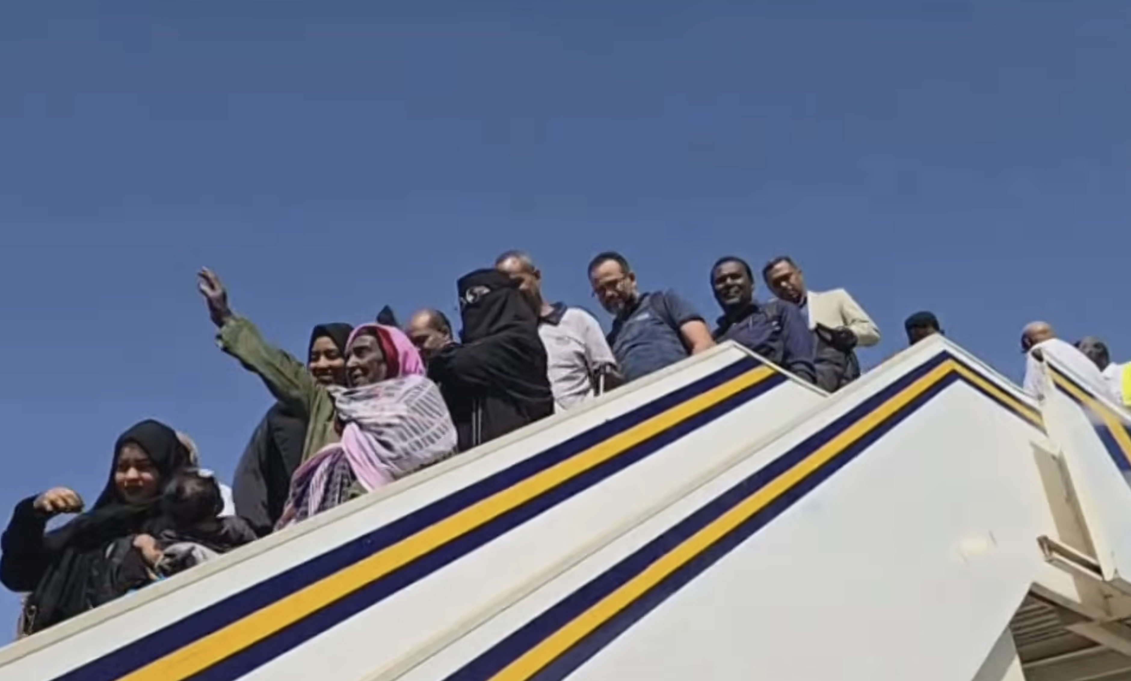 Sunday’s flight from Port Sudan to Khartoum carried dozens of passengers
