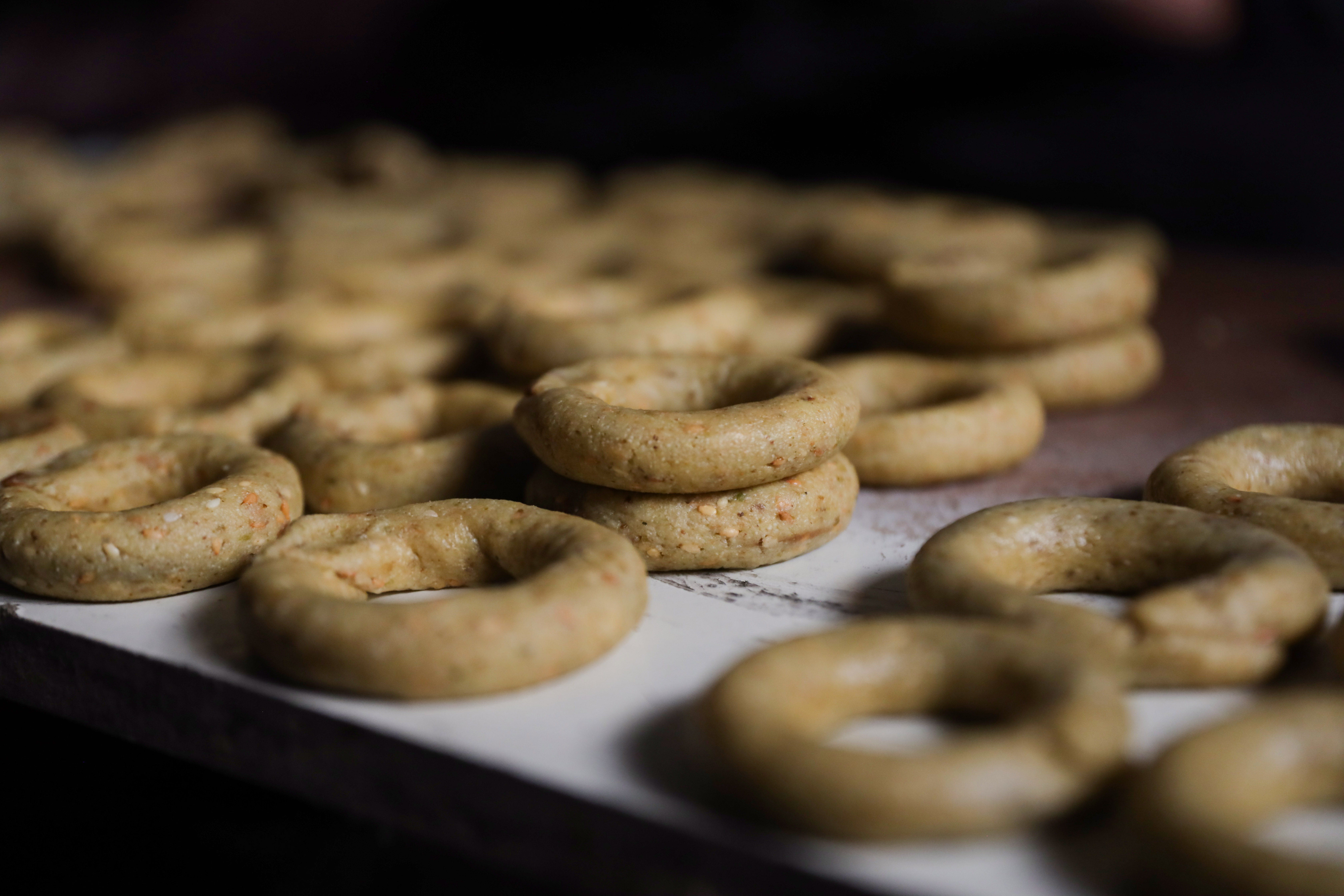 close up of cookies