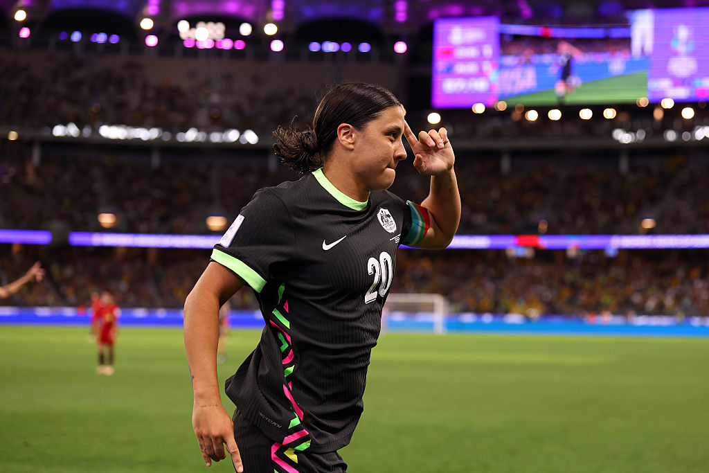 Sam Kerr’s sublime second-half strike guided Australia to the final