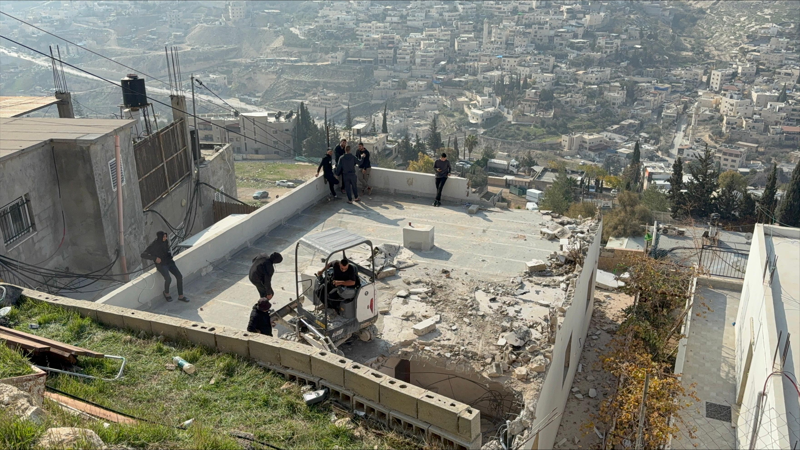Saqr Qunbur says he has already received a total of $26,000 in fines for building his house, and so can’t afford to pay more for Israeli crews to demolish it