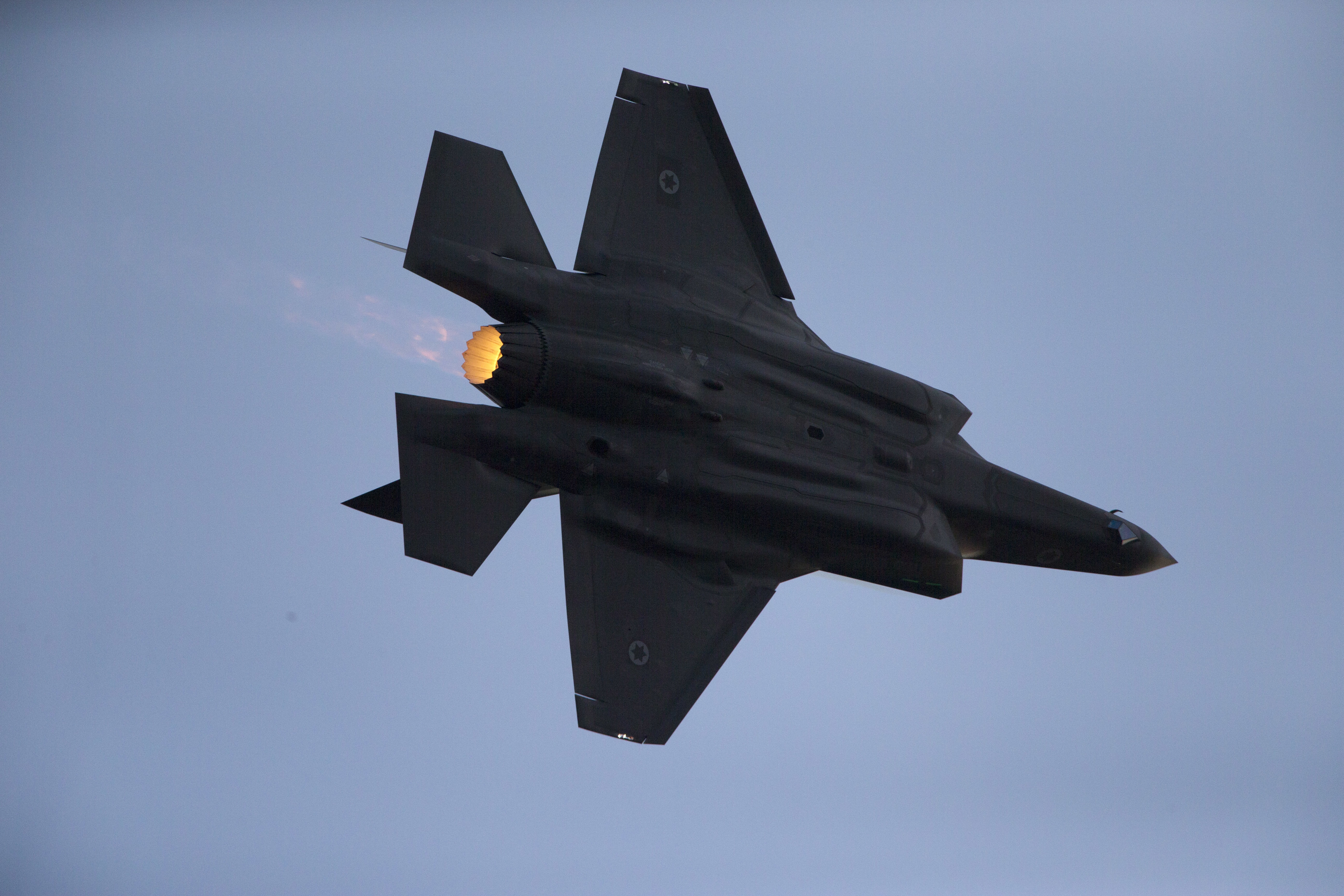 FILE - In this Dec. 29, 2016 file photo, an Israeli Air Force F-35 plane performs during a graduation ceremony for new pilots in the Hatzerim Air Force Base near Beersheba, Israel. Maj. Gen. Amikam Norkin, the head of Israel’s air force said Tuesday, May 22, 2018, that it used the next-generation F-35 fighter jet for the first time during a recent mission. He told a conference that the plane had flown over Beirut, and that the air force is just beginning to understand “the huge potential” of the aircraft.