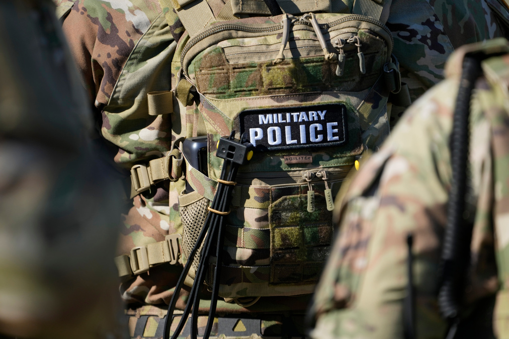 A member of the National Guard