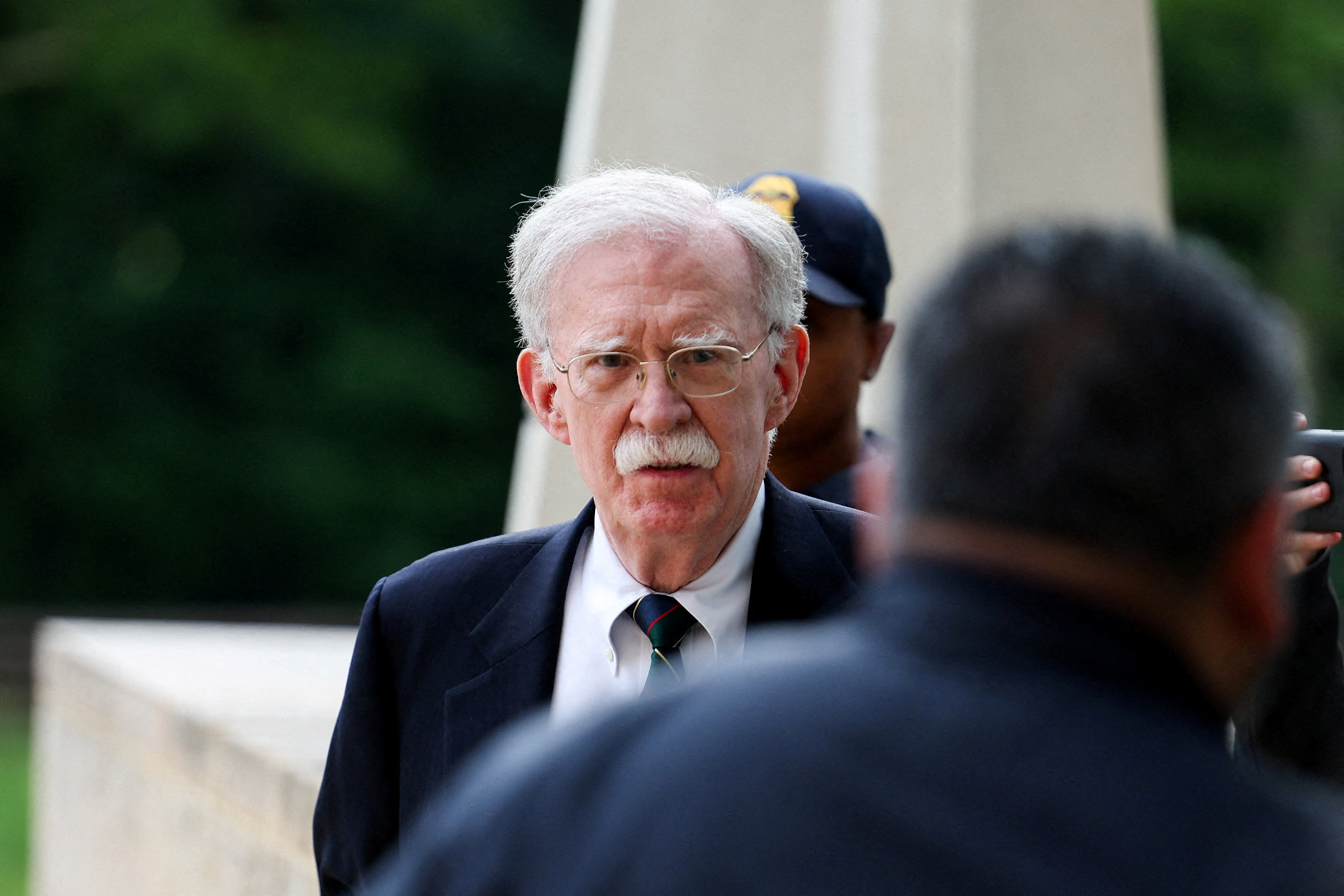 Former White House national security adviser John Bolton arrives at the U.S. District Court for the District of Maryland, in Greenbelt, Maryland, U.S., June 26, 2026. REUTERS/Tom Brenner TPX IMAGES OF THE DAY