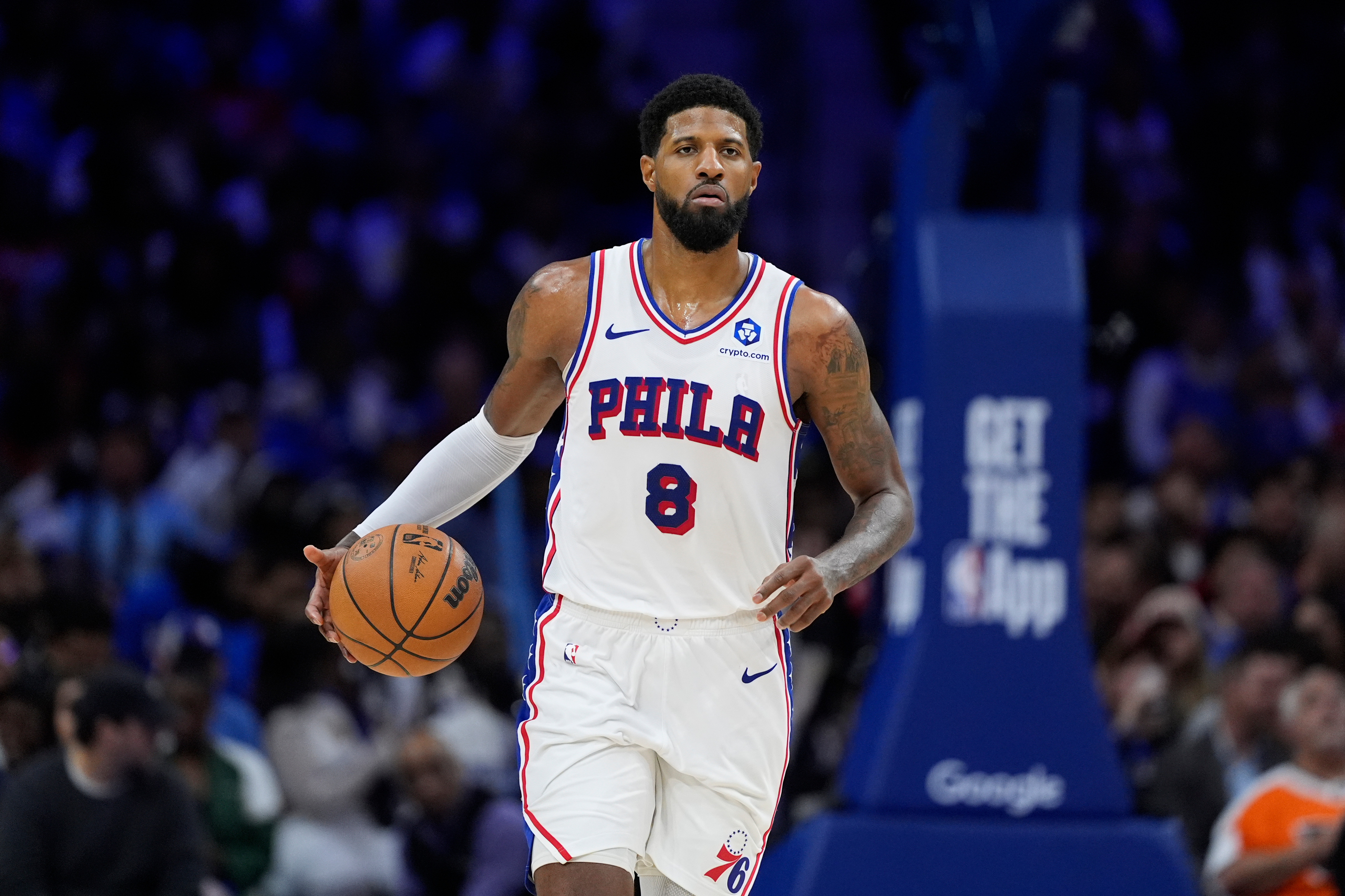 Paul George in action.