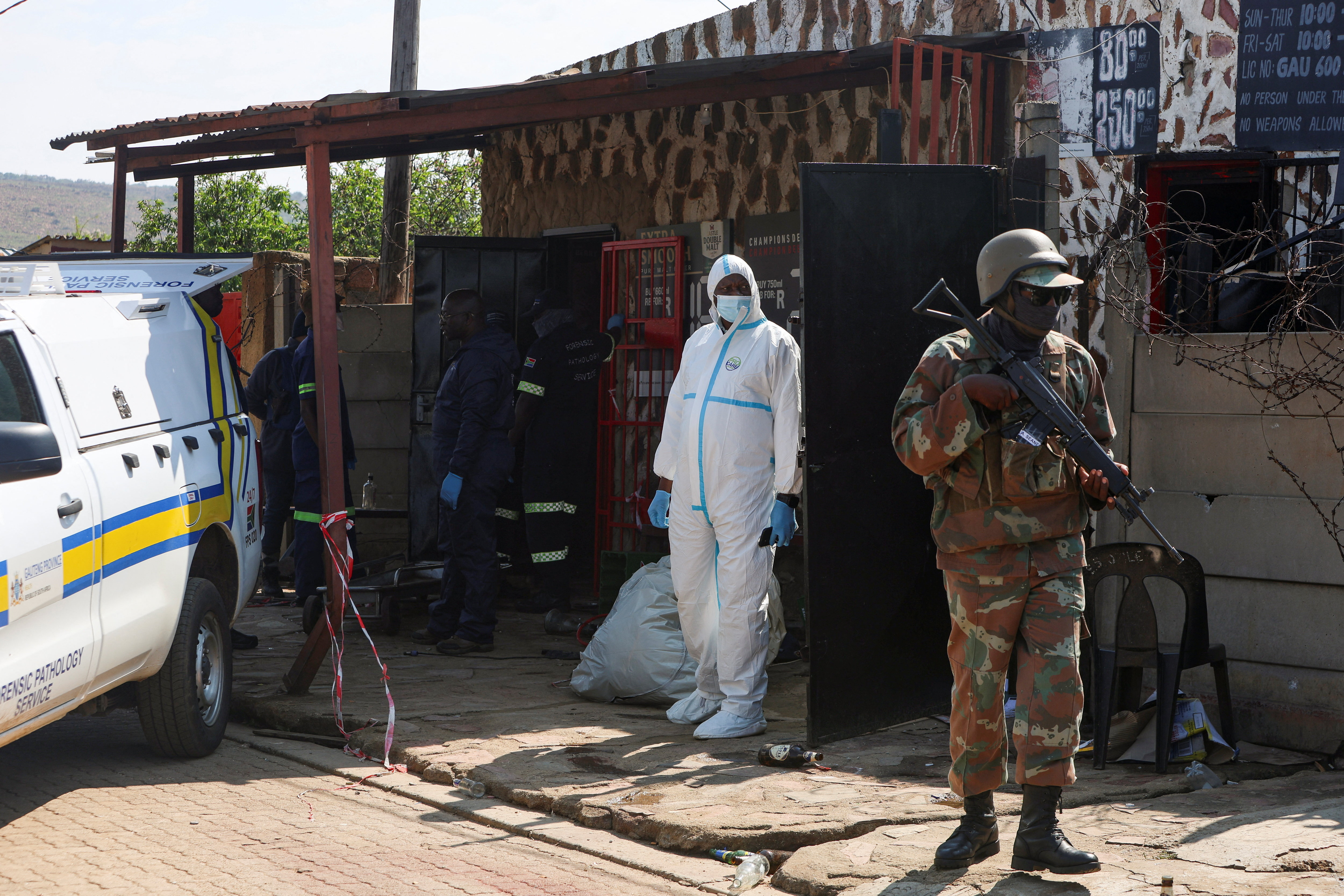 27 people killed in two shootings in South African townships
