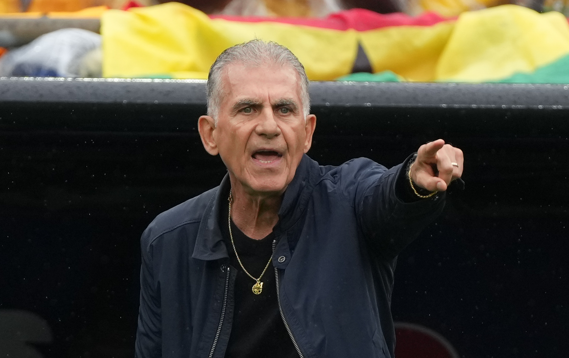 Ghana head coach Carlos Queiroz
