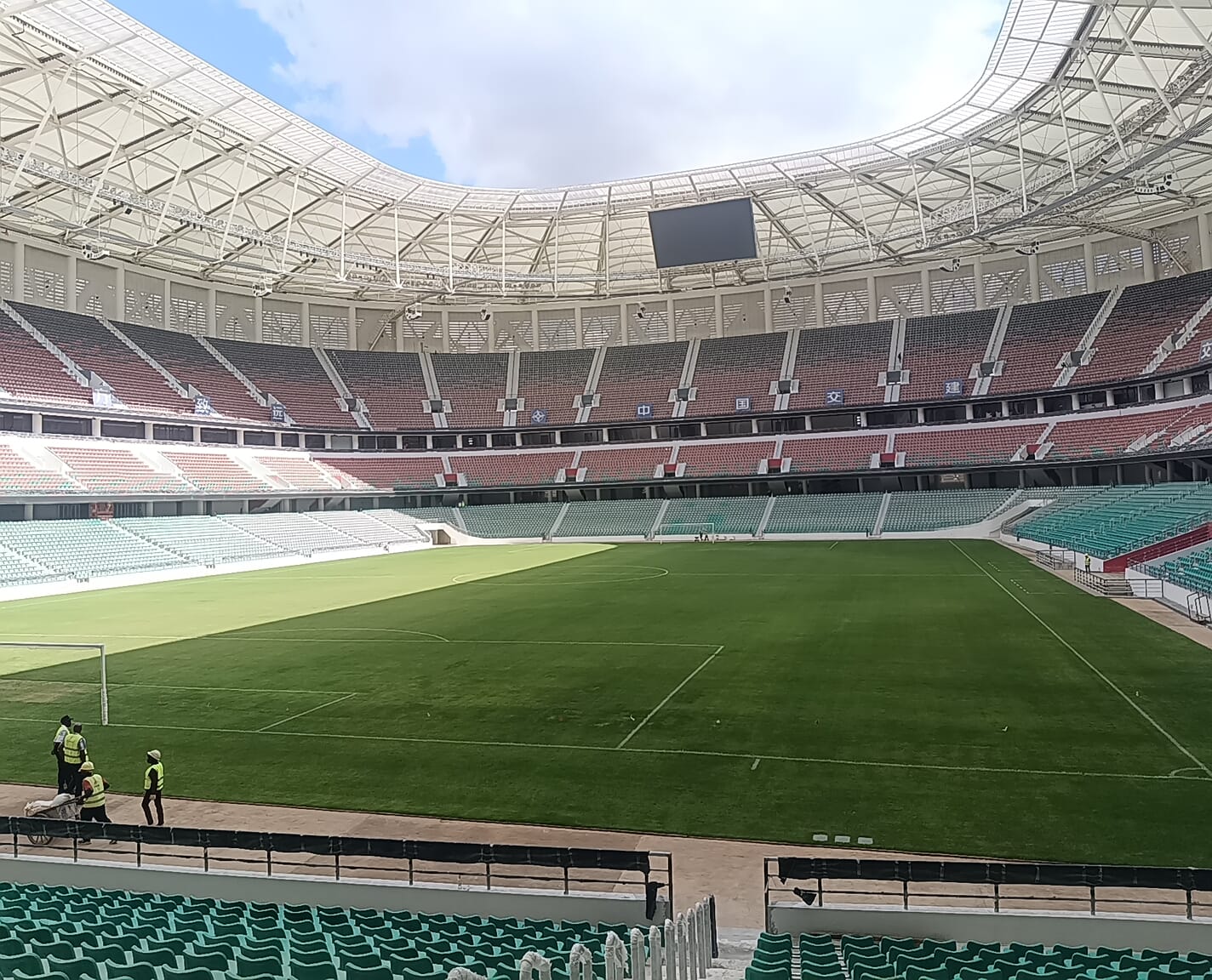 Talanta Sports International Stadium in Nairobi is being prepared to host matches during the 2027 Africa Cup of Nations.
