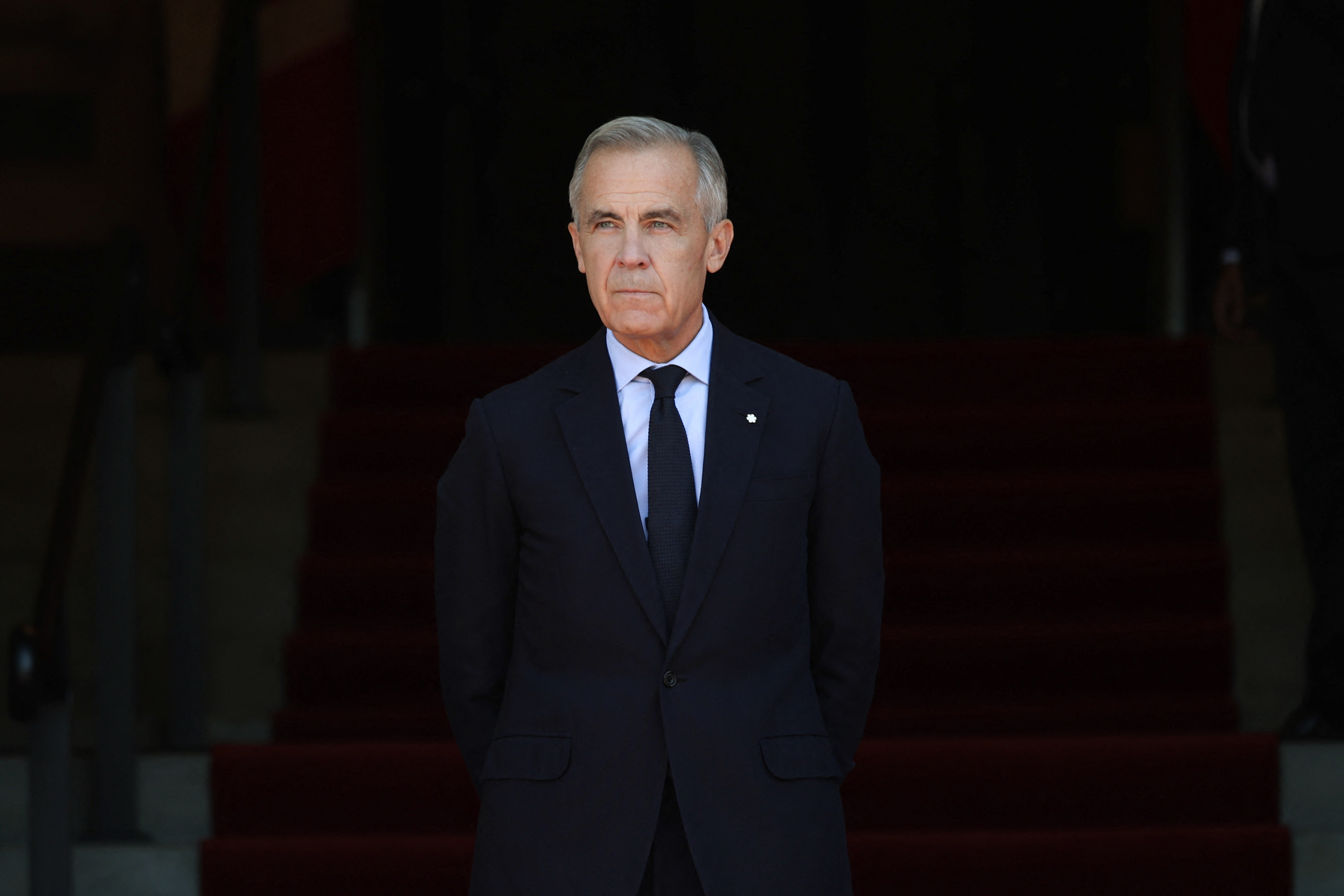 Canada's Prime Minister Mark Carney before greeting Vietnamese President To Lam during a welcoming ceremony at the Parliament of Canada September 24, 2026 in Ottawa, Canada. (Photo by Dave Chan / AFP)