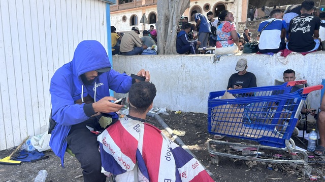 Thousands of people remain stranded in Ceuta having crossed the border in July