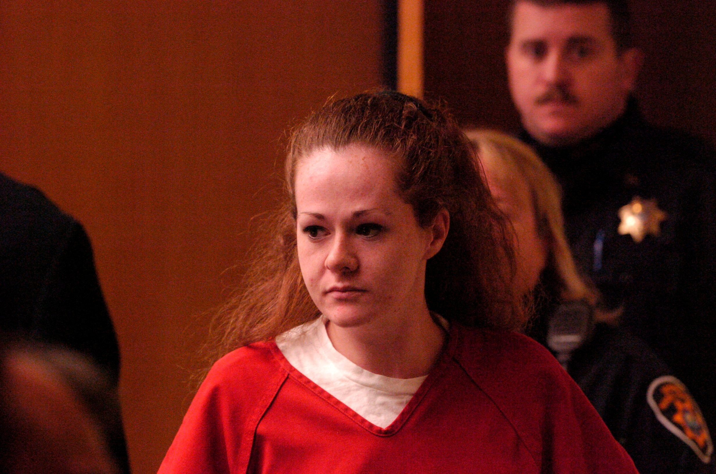 A picture taken on December 4, 2007 shows death row inmate Christa Pike entering a Knox County Criminal Court in Knoxville, Tennessee, US., obtained by Reuters on September 30, 2026. J. Miles Cary/ Knoxville News Sentinel/USA TODAY NETWORK via REUTERS NO RESALES. NO ARCHIVES. MANDATORY CREDIT.