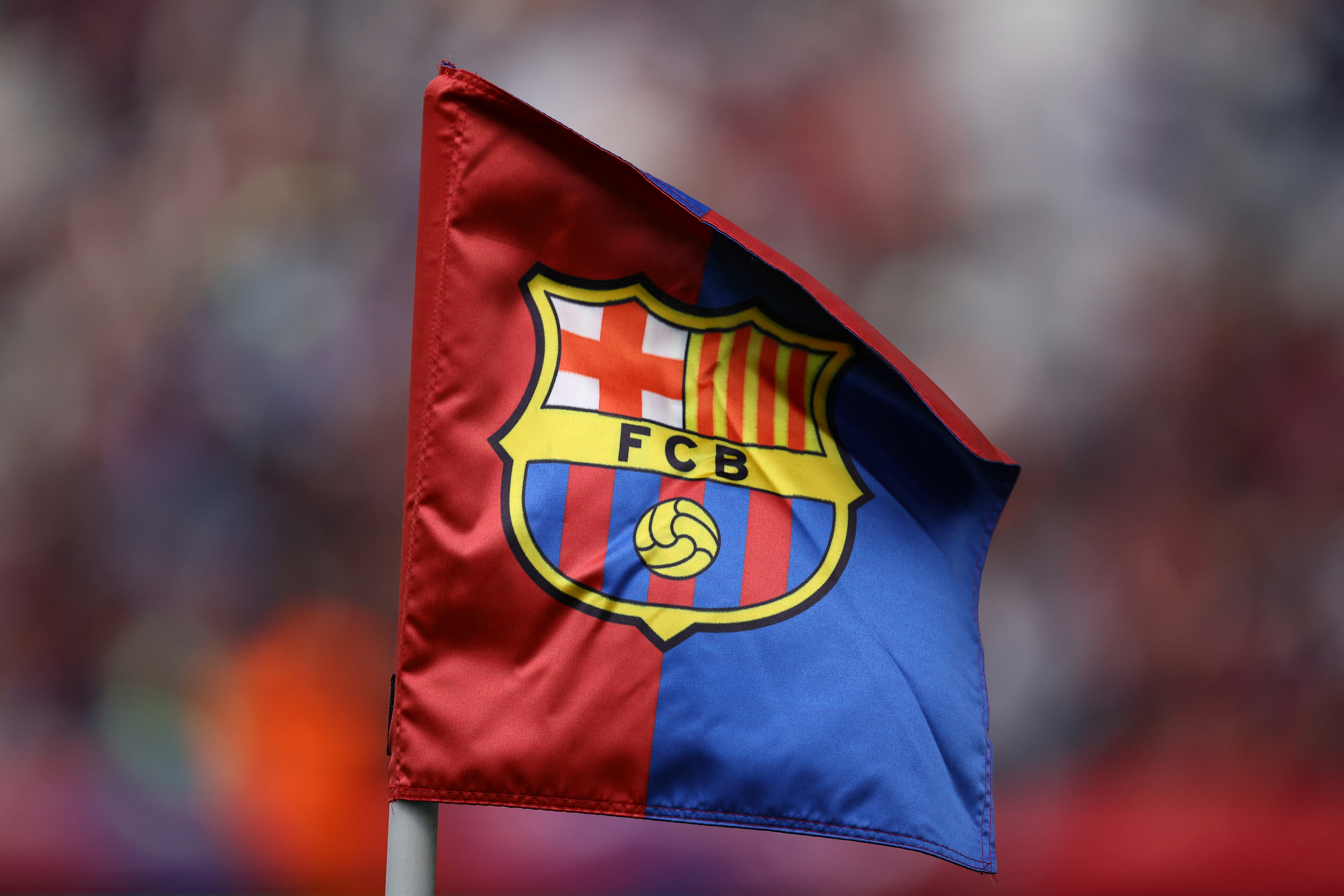 barcelona football club flag
