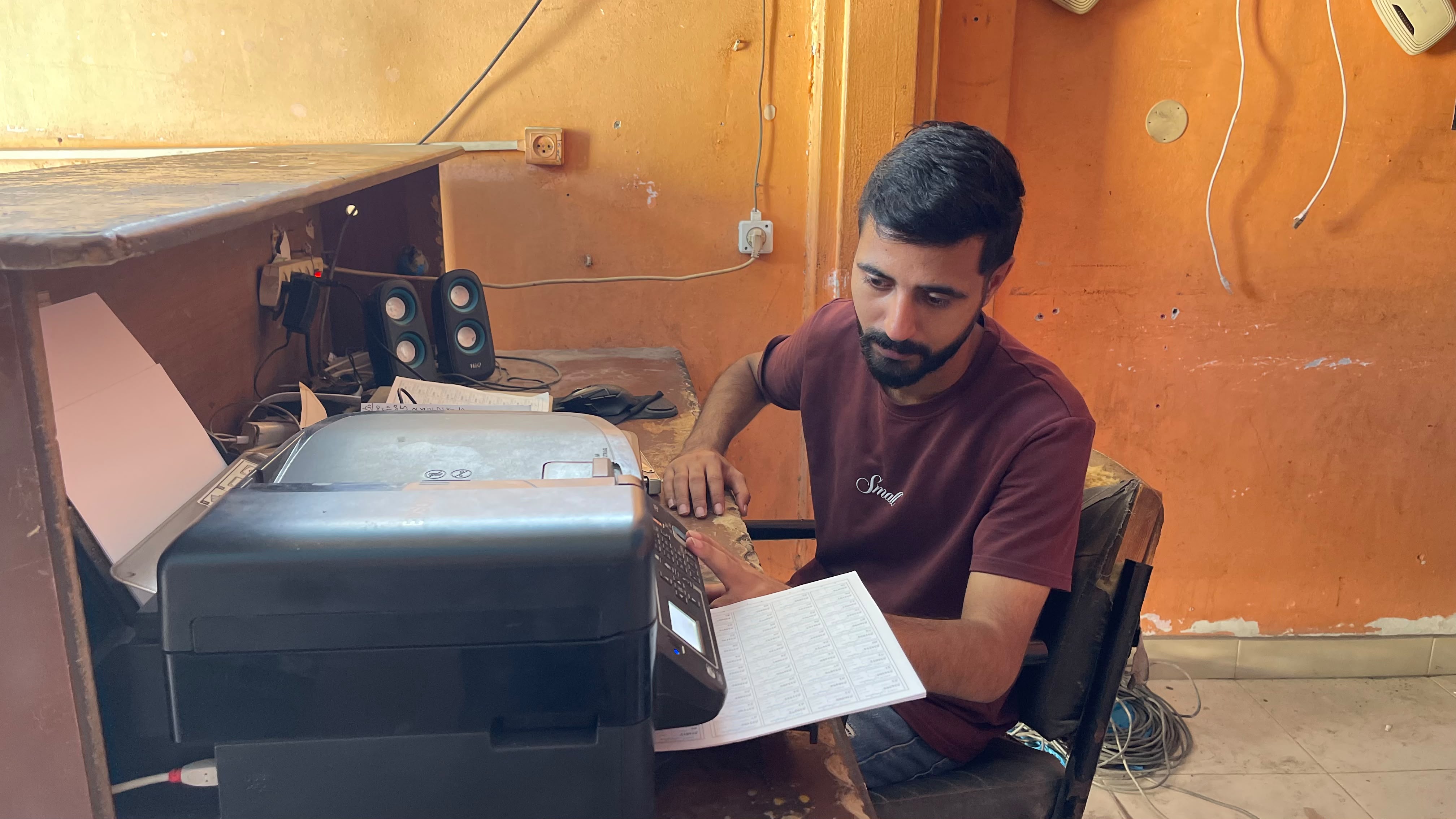 Ahmad Mohsen hopes that the Palestinian legislative elections will bring about some material improvement to his life
